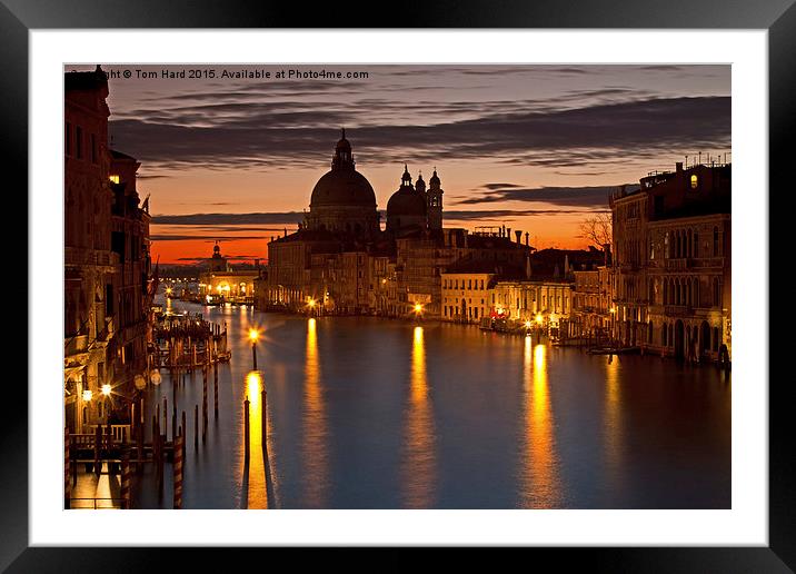  Morning in Venice Framed Mounted Print by Tom Hard