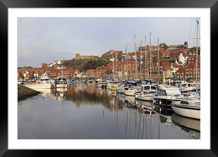 River Esk Whitby  Framed Mounted Print by Rob Washington