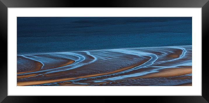  Sand and sea Framed Mounted Print by Leighton Collins