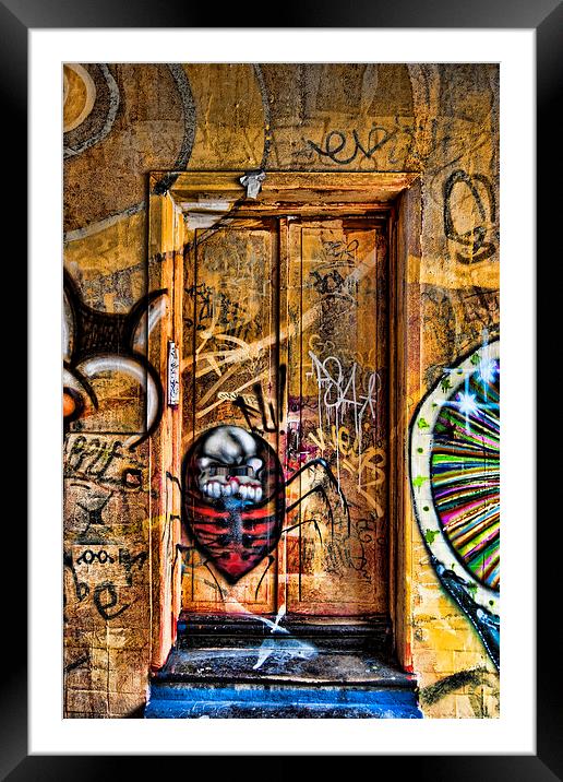 Urban Graffiti 01 Framed Mounted Print by Antony McAulay