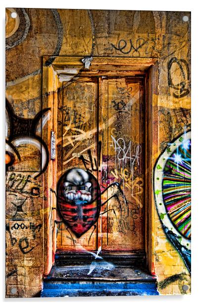 Urban Graffiti 01 Acrylic by Antony McAulay