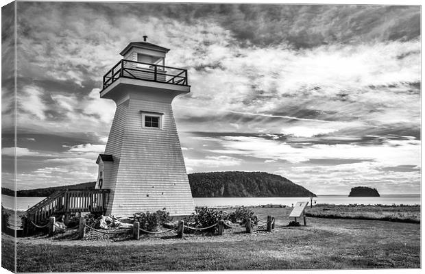  Five Islands Lighthouse, Parrsboro, Nova Scotia,  Canvas Print by Mark Llewellyn