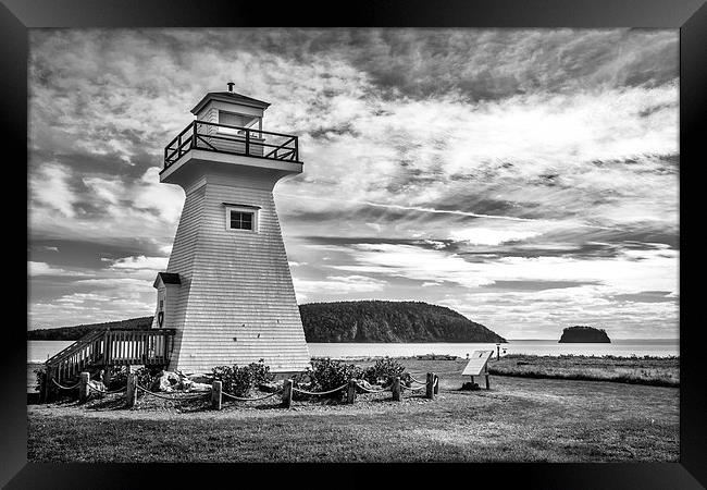  Five Islands Lighthouse, Parrsboro, Nova Scotia,  Framed Print by Mark Llewellyn