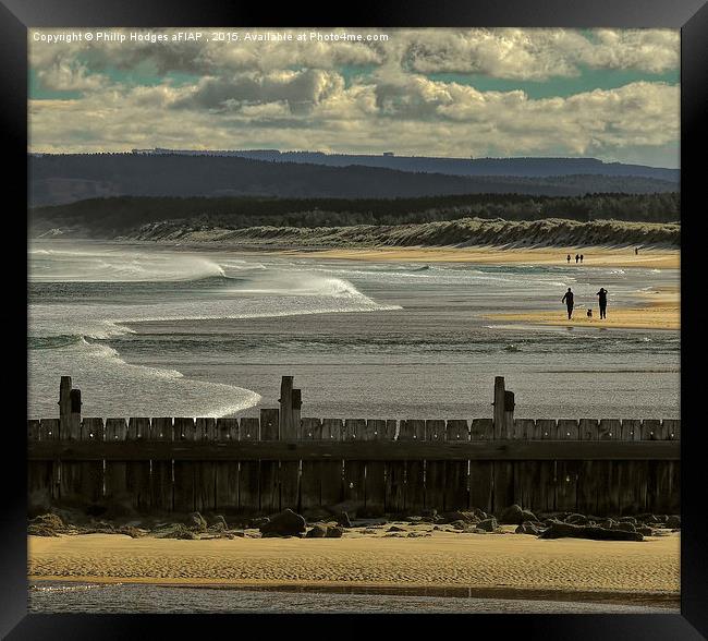 Lossiemouth Beach  Framed Print by Philip Hodges aFIAP ,