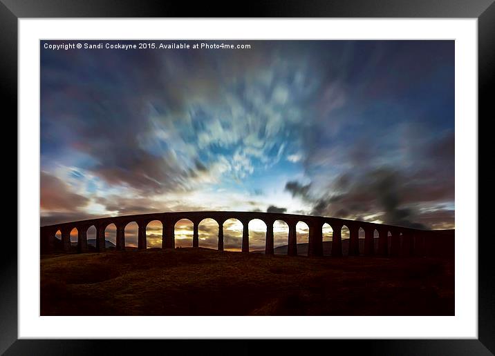  The Iconic Ribblehead Viaduct Framed Mounted Print by Sandi-Cockayne ADPS