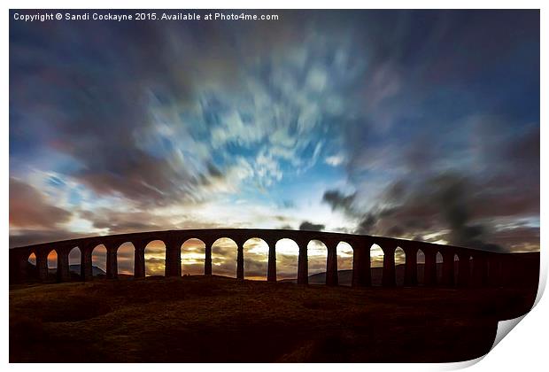  The Iconic Ribblehead Viaduct Print by Sandi-Cockayne ADPS