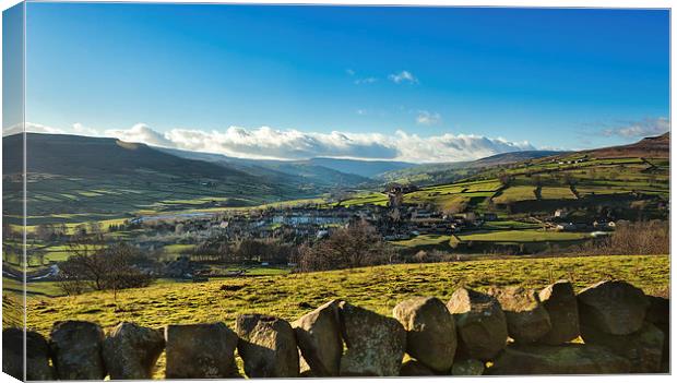  Reeth Yorkshire Dales Canvas Print by Greg Marshall