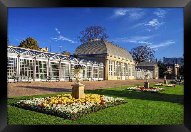  Sheffield Botanical Gardens and Pavilions Framed Print by Darren Galpin