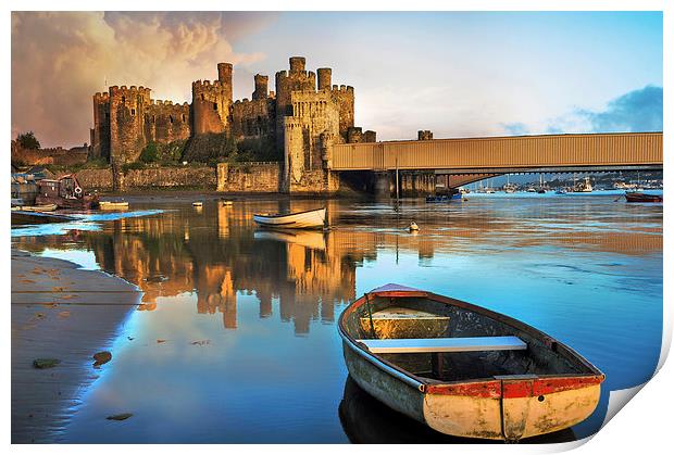 Conwy Castle Print by Mal Bray