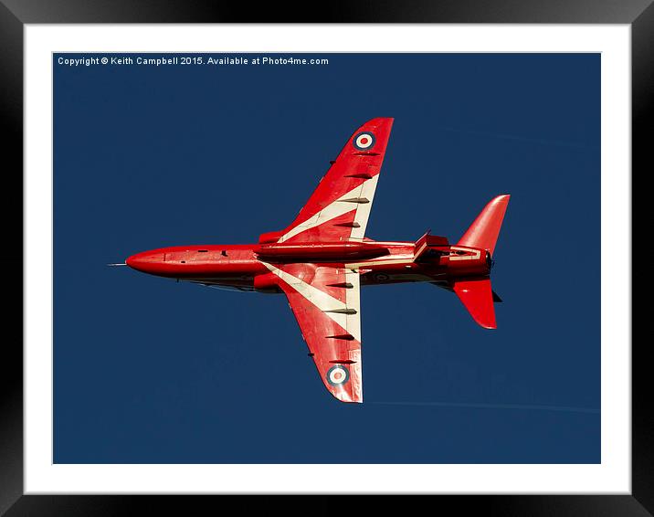 Red Arrow Hawk XX244  Framed Mounted Print by Keith Campbell