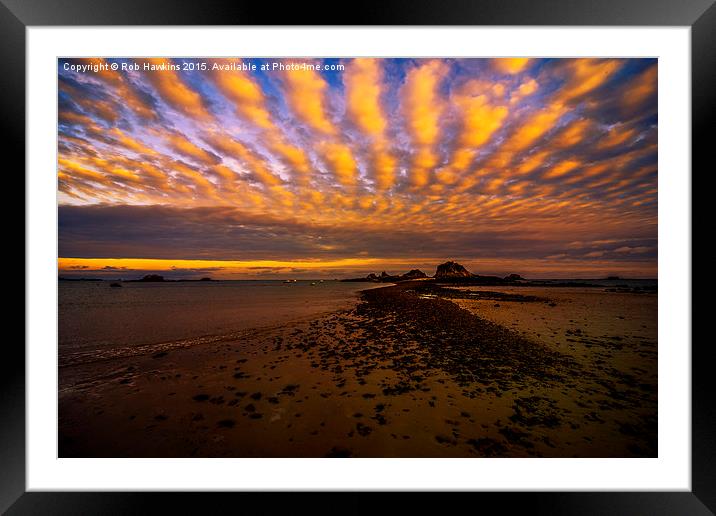  Jersey Sky  Framed Mounted Print by Rob Hawkins