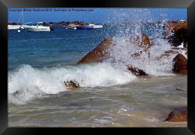  Ocean Spray Framed Print by Ade Robbins