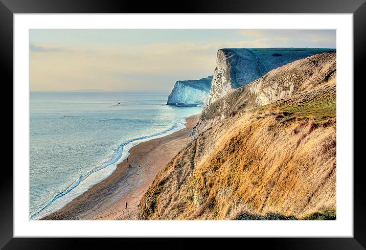  Durdle Door Lulworth Cove Framed Mounted Print by Louise Godwin
