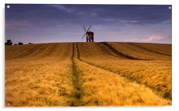 Chesterton windmill  Acrylic by Inguna Plume