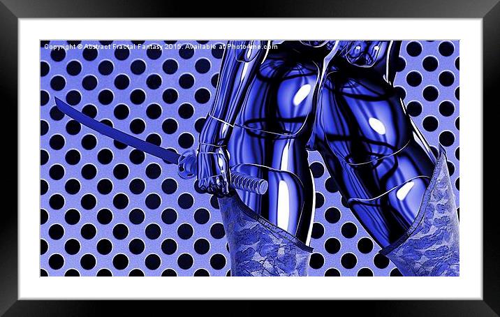  Metal Mad Framed Mounted Print by Abstract  Fractal Fantasy