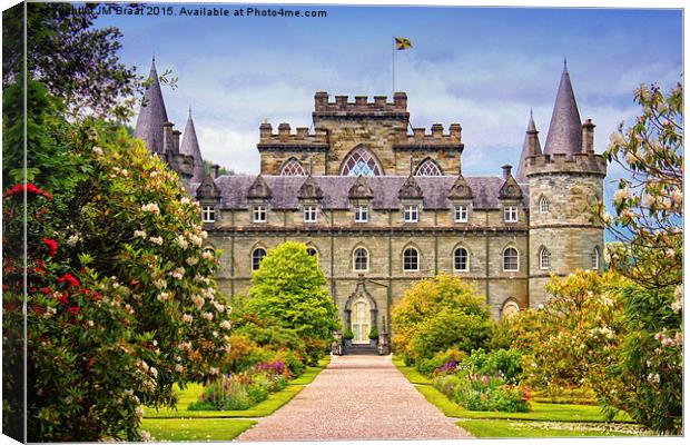 A Fairy Tale Castle in Scotland Canvas Print by Jane Braat