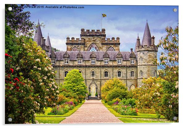 A Fairy Tale Castle in Scotland Acrylic by Jane Braat