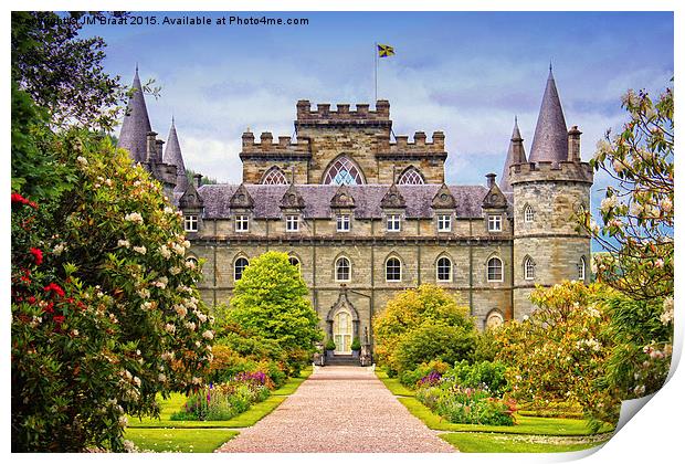 A Fairy Tale Castle in Scotland Print by Jane Braat