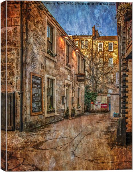  The Bothy Glasgow Canvas Print by Tylie Duff Photo Art