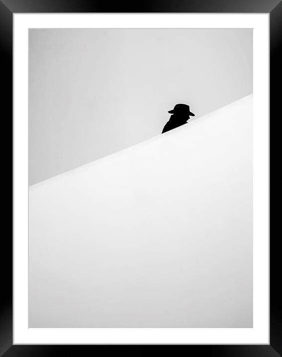  Ascending Silhouette Framed Mounted Print by Jim Moody