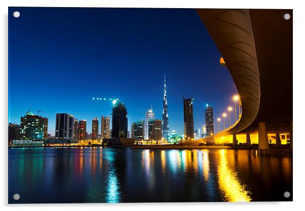  Burj Khalifa Acrylic by Dave Wragg