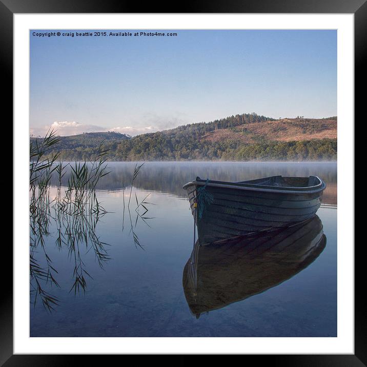  Calm Water Framed Mounted Print by craig beattie
