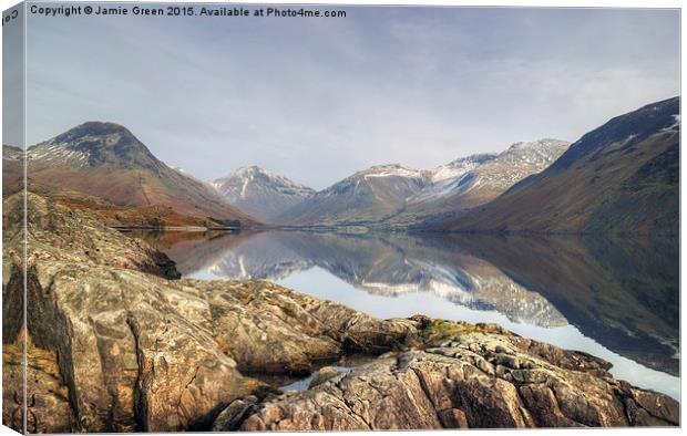  Wastwater Canvas Print by Jamie Green