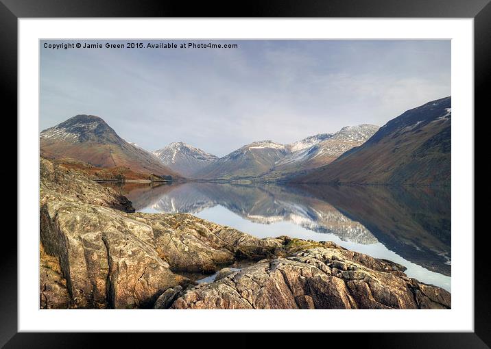  Wastwater Framed Mounted Print by Jamie Green