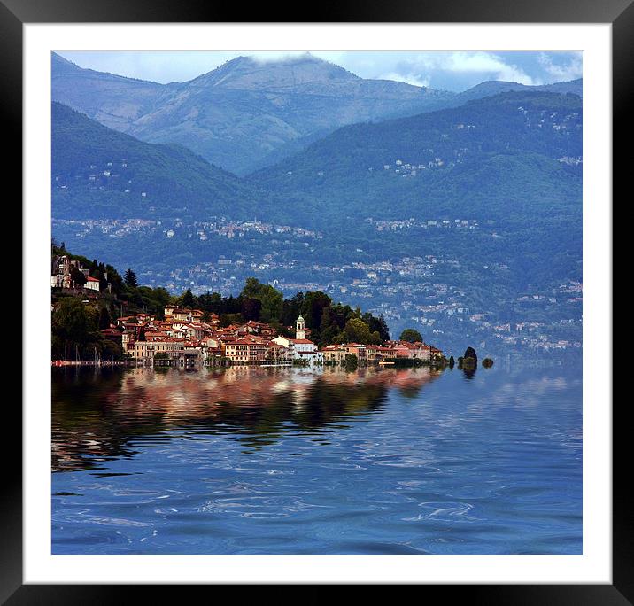  Lake Maggiore Italian lakes Framed Mounted Print by Tony Bates