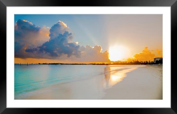  Shadow on the Sunrise Framed Mounted Print by Louise Wilden