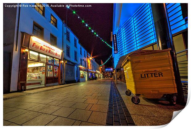  Chippy Alley  Print by Rob Hawkins