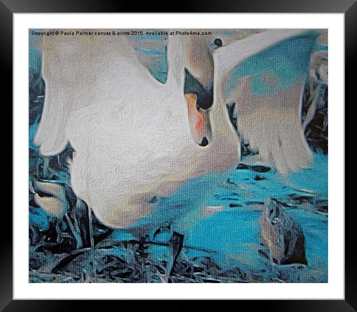  Oh I am in a flap! Framed Mounted Print by Paula Palmer canvas
