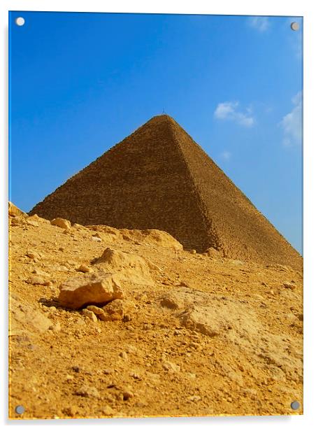 giza pyramid 01 Acrylic by Antony McAulay