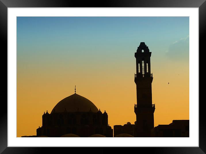 Local Cairo Mosque 03 Framed Mounted Print by Antony McAulay
