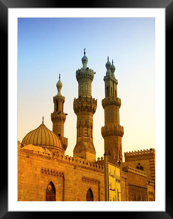 Local Cairo Mosque 05 Framed Mounted Print by Antony McAulay