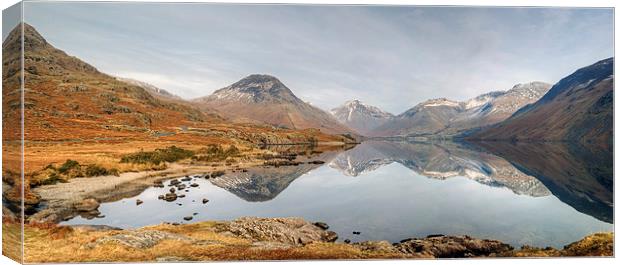  Wastwater Reflections Canvas Print by Jamie Green
