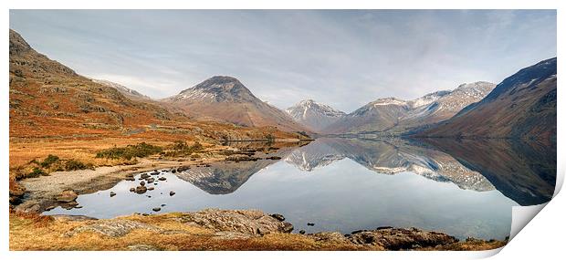  Wastwater Reflections Print by Jamie Green