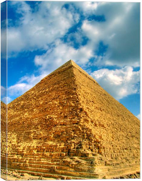 pyramid HDR 01 Canvas Print by Antony McAulay