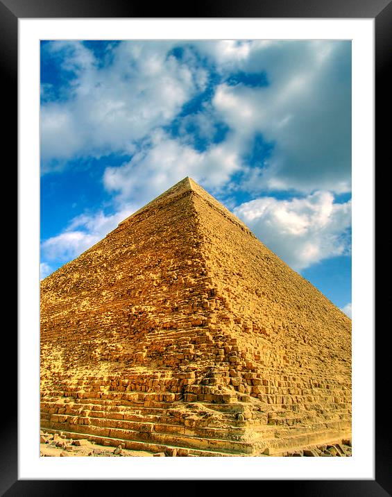 pyramid HDR 01 Framed Mounted Print by Antony McAulay