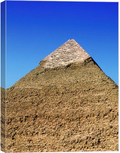 pyramids of giza 15 Canvas Print by Antony McAulay