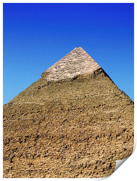 pyramids of giza 15 Print by Antony McAulay
