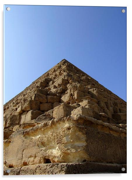 pyramids of giza 20 Acrylic by Antony McAulay
