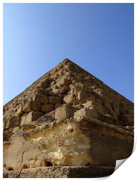 pyramids of giza 20 Print by Antony McAulay