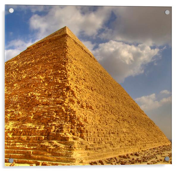 the great pyramid Acrylic by Antony McAulay