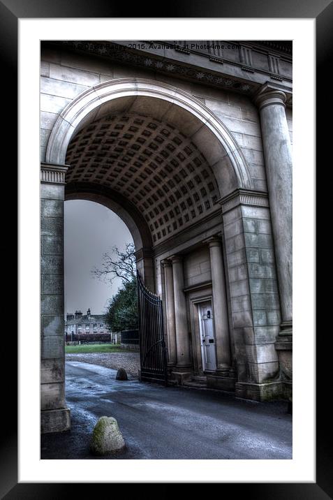  Harewood Gates Framed Mounted Print by David Pacey