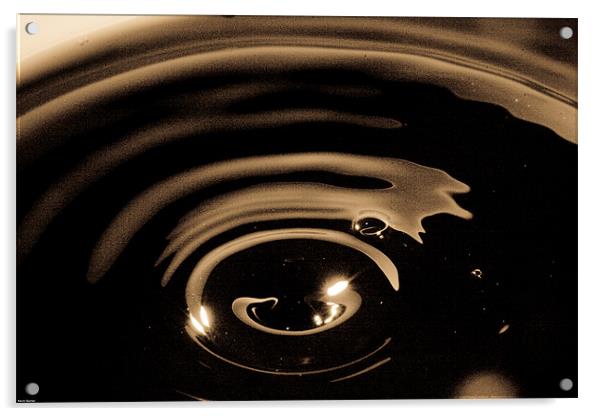 Caffeine ripple Acrylic by Kevin Baxter