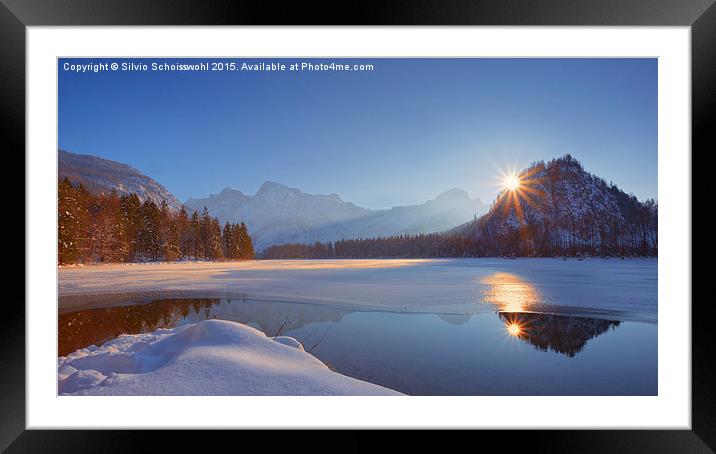  Magic winter Framed Mounted Print by Silvio Schoisswohl