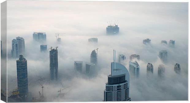 Cloud City Canvas Print by Dave Wragg