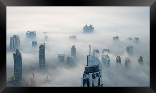  Cloud City Framed Print by Dave Wragg