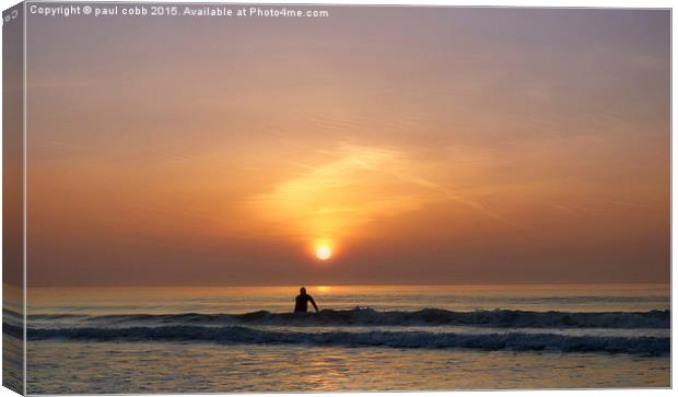 The morning wake up. Canvas Print by paul cobb